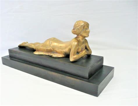 Art Nouveau Erotic Sculpture Naked Woman Catawiki