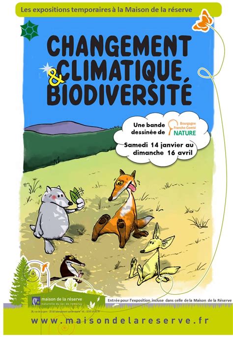 Exposition Changement climatique et biodiversité Office de tourisme