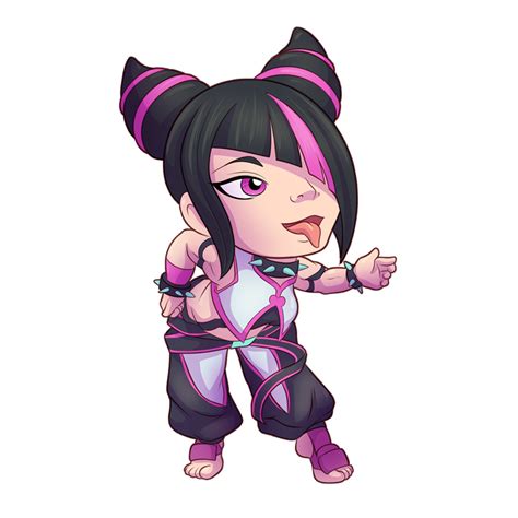 Sf Chibi Key Chain Juri Double Sided Kanme Esports Studios S Ko