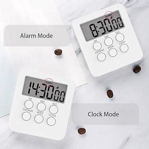 Digitaler Küchentimer Magnetisch mit Stumm Lound Alarmschalter 3 in 1