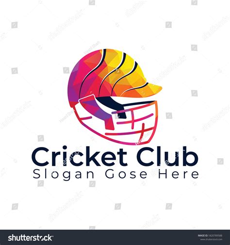 Cricket Team Vector Logo Design Cricket Stock Vector Royalty Free