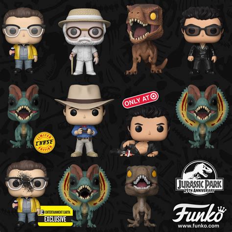 Jurassic Park Funko Figures Include Shirtless Goldblum