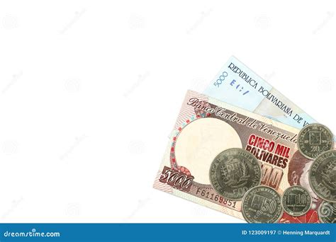 Some Venezuelan Bolivar Bank Notes and Coins Stock Image - Image of paper, investment: 123009197