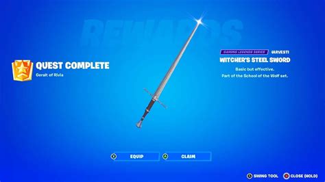 Deal Melee Weapon Damage To Opponents Fortnite Geralt Of Rivia Quests