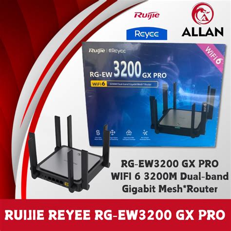 Ruijie Reyee Rg Ew3200gx Pro 3200m Wi Fi 6 Dual Band Gigabit Mesh