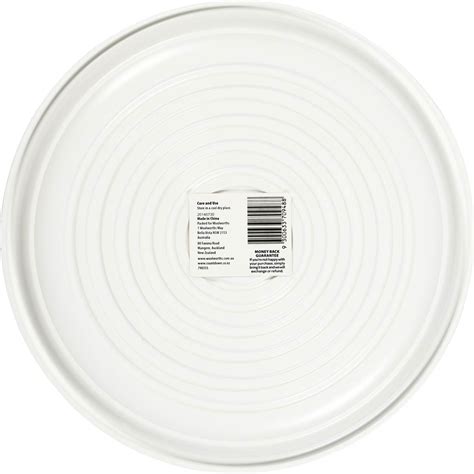 Woolworths Plastic Plates Large White 20 Pack Woolworths