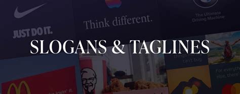 20 Best Famous Company Slogans & Taglines You Can Recall – 28Lions ...