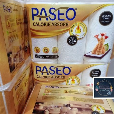 Jual Tissue Paseo Kitchen Towel Roll Tisue Tisu Dapur Calorie Absorb