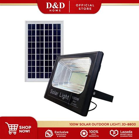 D D Home Jd W Led Solar Outdoor Lighting Solar Panel Private