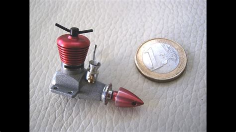 Micro Diesel Model Engine 0098 Cc For Mini Rc Plane Youtube