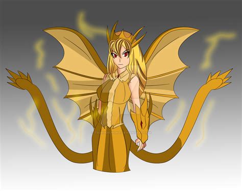 King Ghidorah Kaiju Girl by TSURUGIKNIGHT on DeviantArt