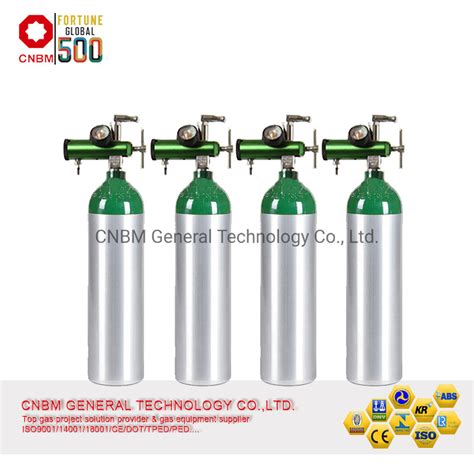 DOT 3al MD Series Small Portable Medical Cylinder Aluminum Oxygen Tank