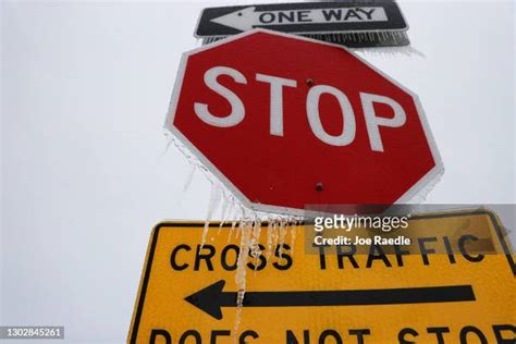 Icy Roads Sign Photos and Premium High Res Pictures - Getty Images