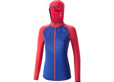 Mizuno Breath Thermo Body Mapping Hood W Femme Pas Cher