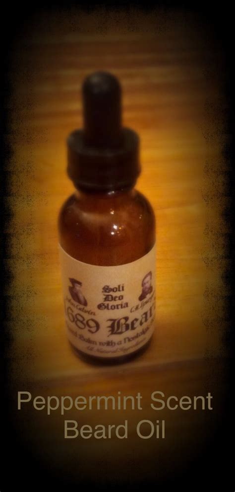 1689 Peppermint Scent Beard Oil by 1689Beard on Etsy