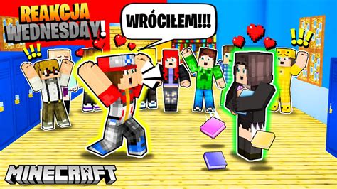 WEDNESDAY ŻYJE została moją NOWĄ DZIEWCZYNĄ w Minecraft