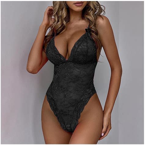 Hombom Sexy Lingerie For Women Naughty For Sex Lace Bow One Piece