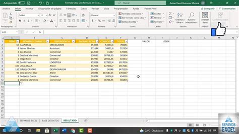 Formato Tabla Con Formulas En Excel Sepamosexcel Excelsepamos Datos