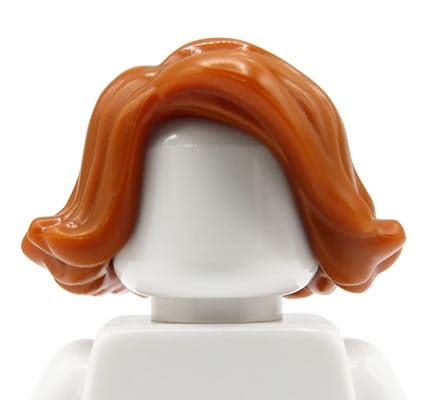 LEGO Minifigure Hair Female Ginger Swept Sideways Extra Extra Bricks