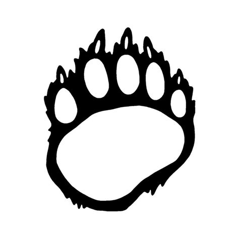 Polar Bear Feet Clipart - Draw-lab