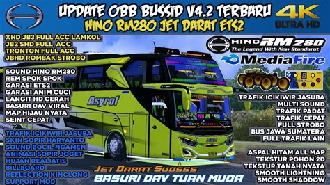 Obb Bussid V Terbaru Hino Rm Jet Darat Ets Full Rombak