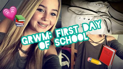 Grwm First Day Of School Freshman Year Youtube