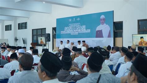 Penyampaian Dan Sosialisasi Hasil Munas Alim Ulama Nu Tahun Pada