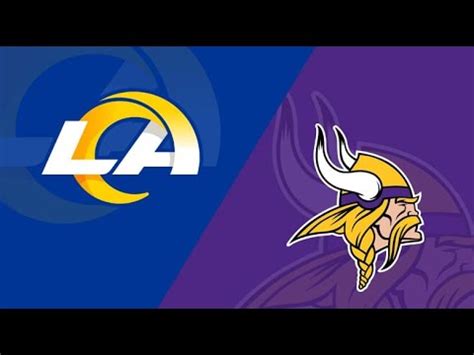 Rams Vs Vikings Sh Fpsl Week S Youtube