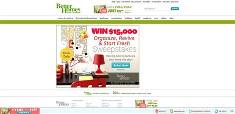 Better Homes And Gardens 15000 Sweepstakes