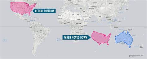 Maps that show why some countries are not as big as they look