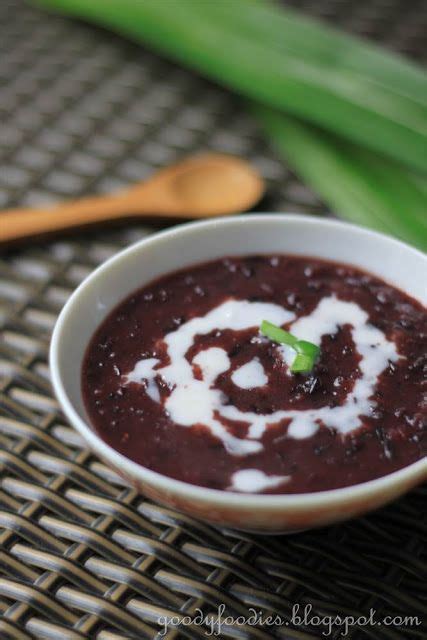 A Popular Asian Dessert Bubur Pulut Hitam Also Known As Black