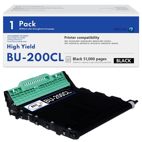 Amazon Bu Cl High Yield Belt Unit Wer Compatible Pack Bu