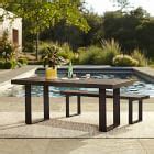 Portside Aluminum Outdoor Dining Table West Elm