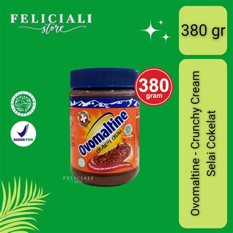 Jual Ovomaltine Crunchy Cream Selai Cokelat 380 Gr Shopee Indonesia