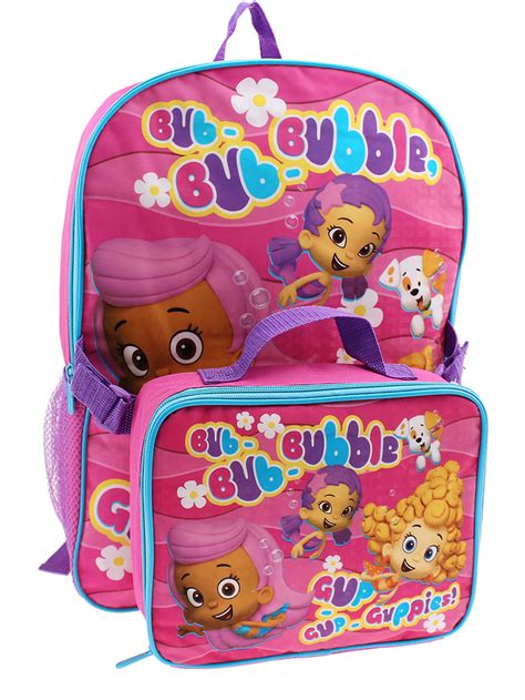 Nickelodeon Bubble Guppies Backpack with Lunch Kit - Walmart.com