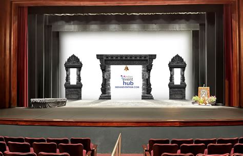 Arangetram Stage Décor Ideas In Usa Vinyl Pillar Colum