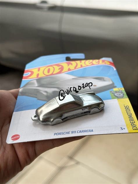 Hot Wheels Porsche 911 Zamac Silver Keychain Gantungan Kunci Toys And Collectibles Mainan Di