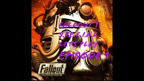 Lets Play Fallout 1 S P E C I A L Episode 1 Youtube