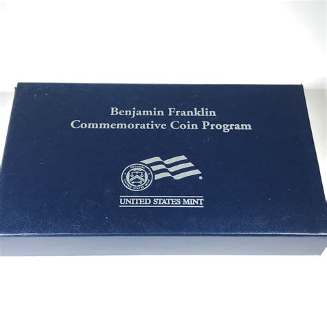 Scientist Benjamin Franklin Commemorative Silver Dollar Coin in ...