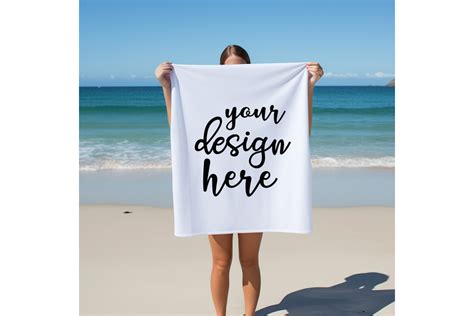 Beach Towel Mockup Illustration Par Mockup And Design Store Creative