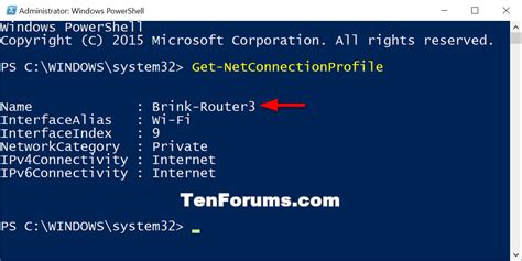 Set Network Location To Private Public Or Domain In Windows 10