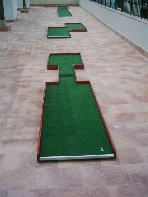 A Course We Have Build Or Made Mini Golf Course Miniature Golf Course Miniature Golf