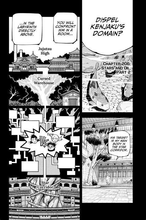 Chapter 206 Jujutsu Kaisen manga (English)