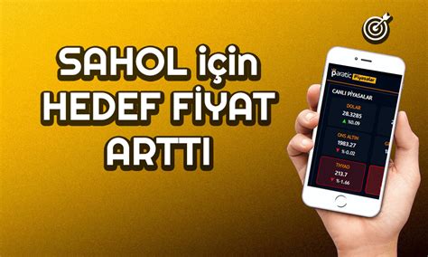 SAHOL için Yeni Hedef Fiyat Umut Verdi Hisse Pozitif Ayrıştı Paratic