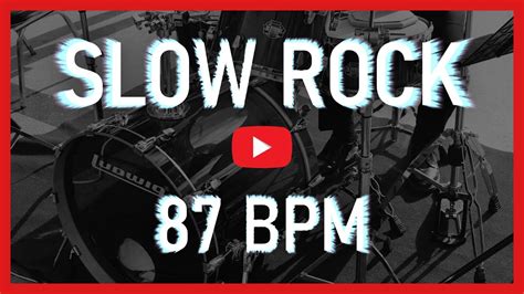 Basic Slow Rock Drum Track 87 BPM Rock Drum Beat Backing Track Track