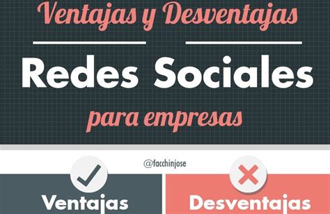 Infografia Ventajas Y Desventajas Social Ponasa