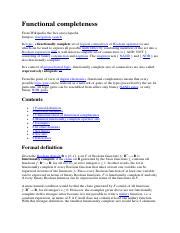 functional completenesspdf functional completeness  wikipedia