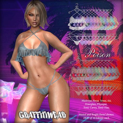 Second Life Marketplace Graffitiwear Poison Fatpack