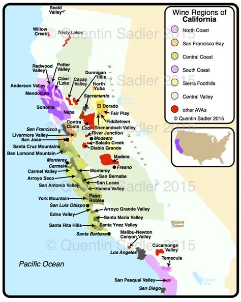 Map Of Northern California Wineries - Klipy - Map Of Northern ...