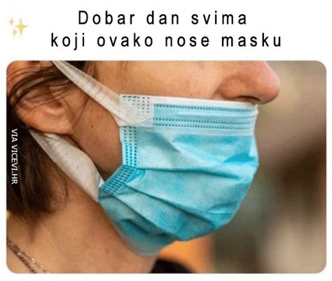 Ili Onima Koji Nose Maske U D Epu Vic Na Vic